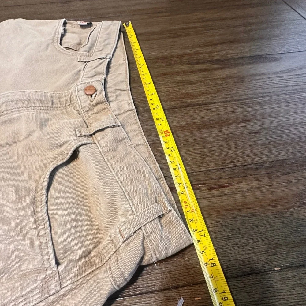 Carhartt FR Flame Resistant Tan Cargo Cut Off Work Shorts Size 36‎ - Bonus Hat